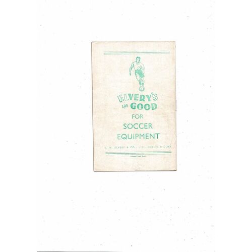 1953 Republic of Ireland v Austria Football Programme