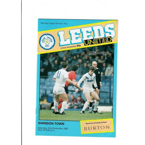 Swindon Town Away Football Programmes
