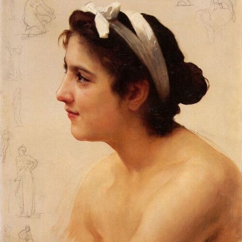 Study of a Woman for Offering to Love