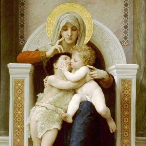 The Virgin, the Baby Jesus and Saint John the Baptist