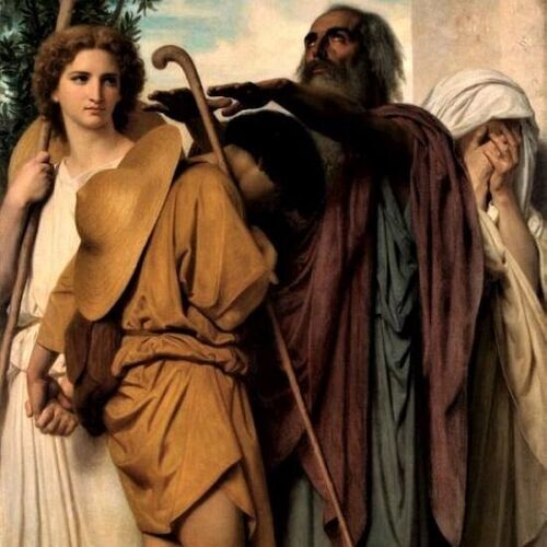 Tobias Saying Farewell to His Father