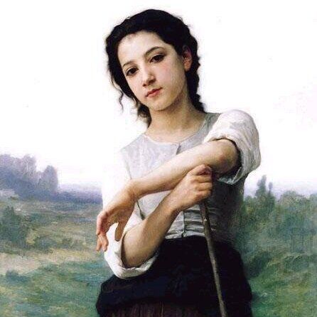Young Shepherdess Standing