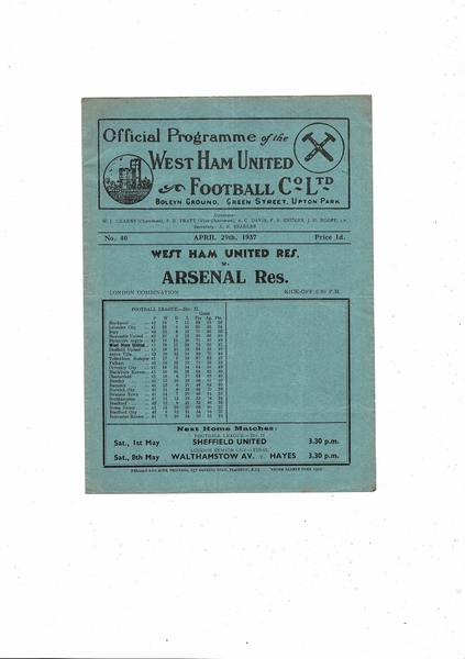 Many more Football Programmes listed today