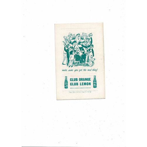 1965 Republic of Ireland v Spain Football Programme