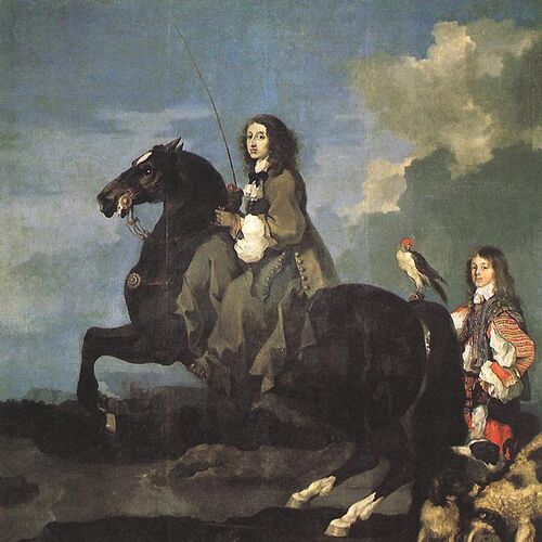 Queen Christina of Sweden on Horseback