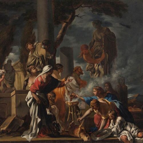 King Solomon Sacrificing to the Idols