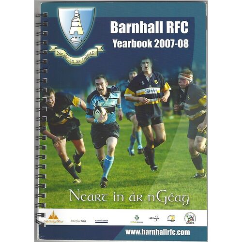 2007/08 Barnhall R.F.C Official Rugby Union Yearbook
