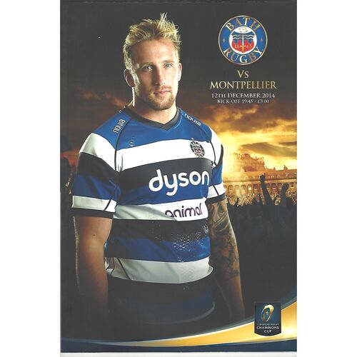 Montpellier Away Rugby Union Programmes
