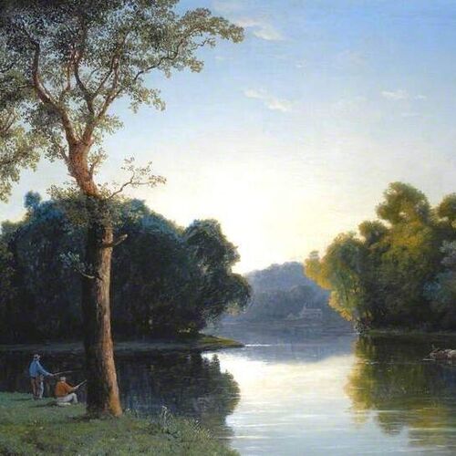 River Seine near the Bois-de-Boulogne, France