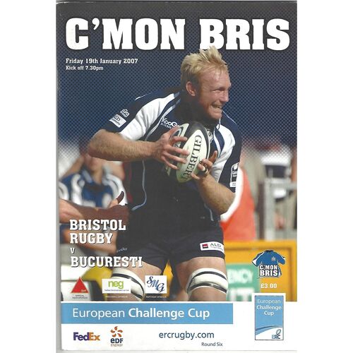Bucuresti Away Rugby Union Programmes