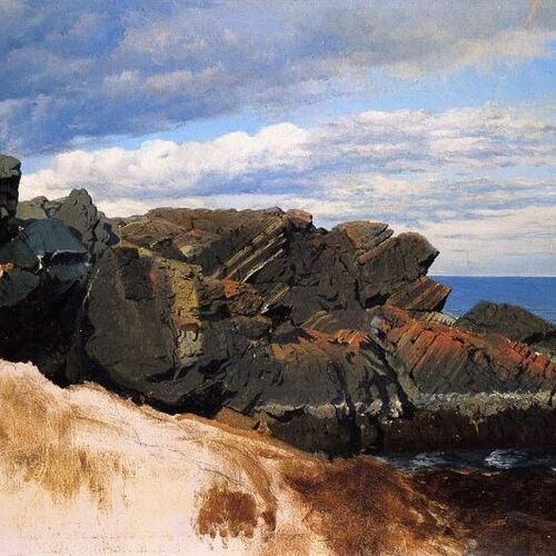 Rock Study at Nahant, Massachusetts