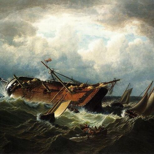 Shipwreck off Nantucket