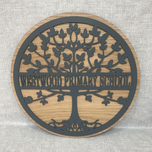 Customised Tree Of Life Monogram |Family Name sign