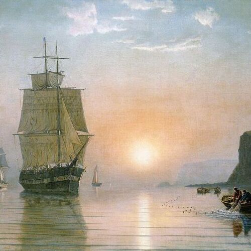 Sunrise off Grand Manan