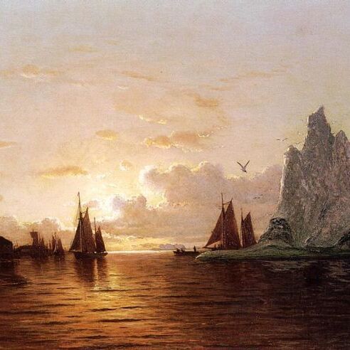 Sunset at the Strait of Belle Isle