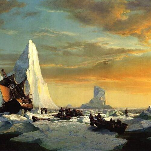 Whalers Trapped by Arctic Ice