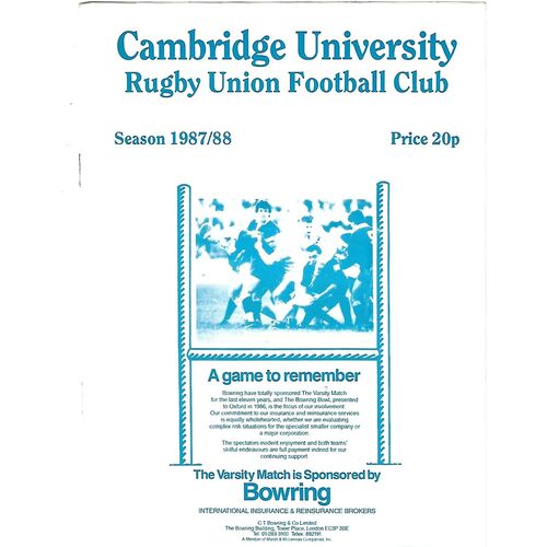 South Korea Away Rugby Union Programmes