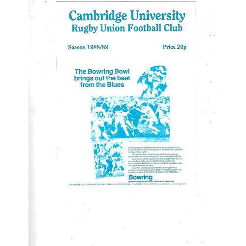 Doshisa University Away Rugby Union Programmes