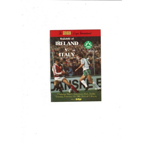 Republic of Ireland Home Football Programmes