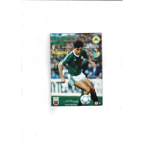 Republic of Ireland Home Football Programmes
