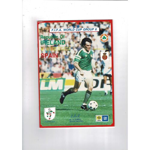 Republic of Ireland Home Football Programmes