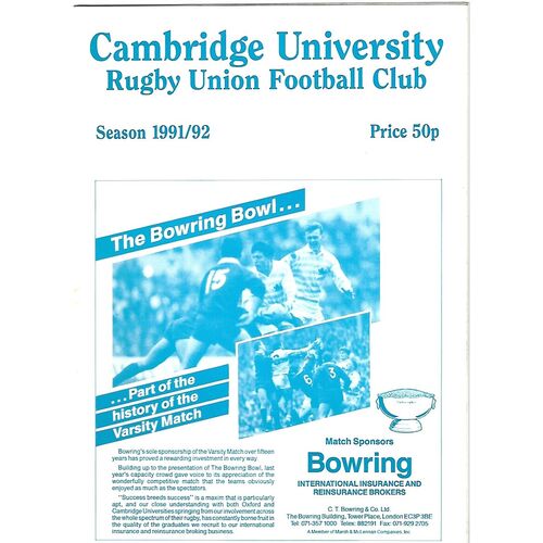 Northampton/Northampton Saints Away Rugby Union Programmes