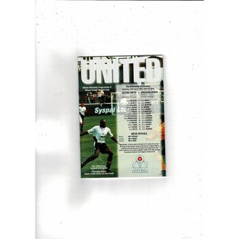 1998/99 Telford v Doncaster Rovers Football Programme
