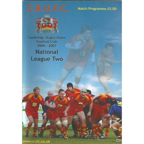 Redruth Away Rugby Union Programmes