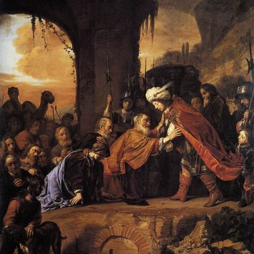 Joseph Receives His Father and Brothers in Egypt