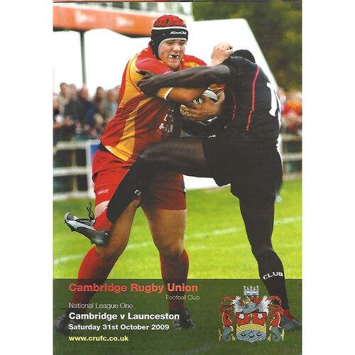 Launceston Away Rugby Union Programmes