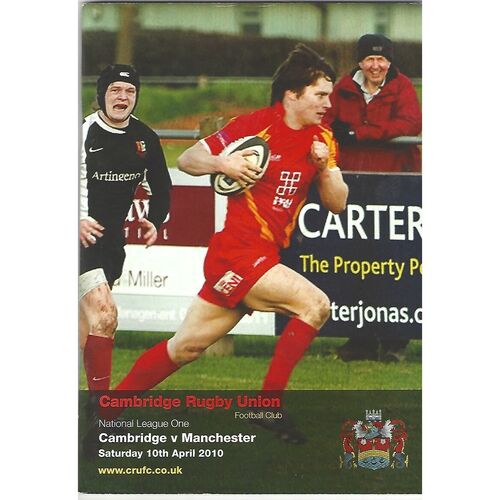 Manchester Away Rugby Union Programmes