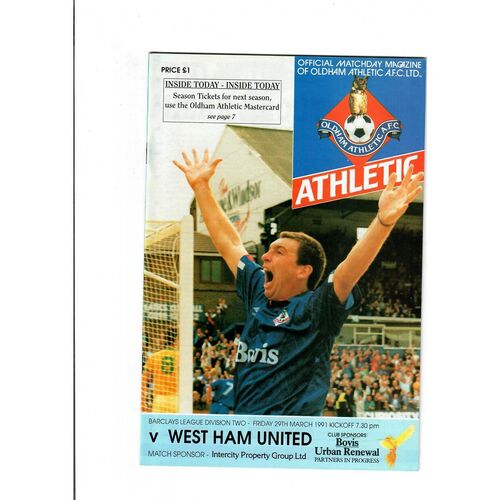 West Ham United Away Football Programmes