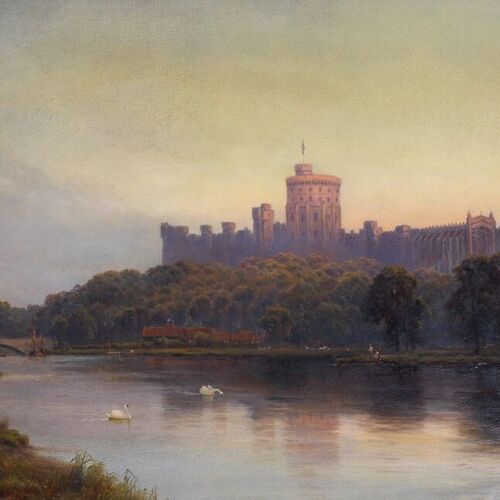 Windsor Castle at Sunset