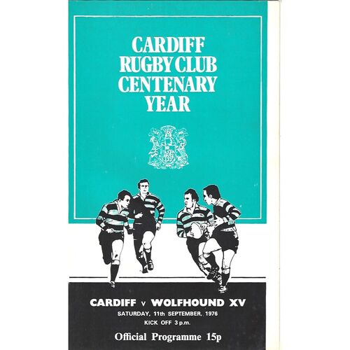 Wolfhound XV Away Rugby Union Programmes