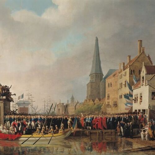 Entry of Bonaparte into Antwerp as First Consul, in 1803