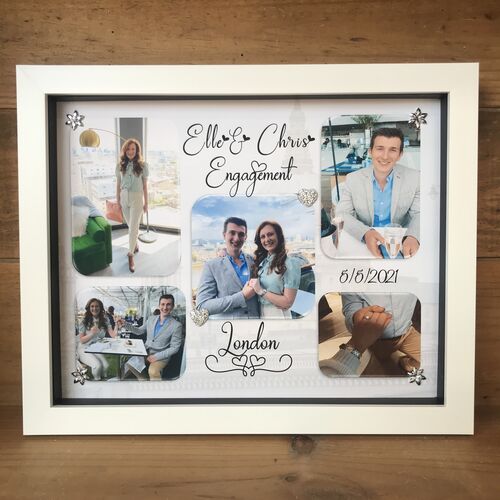 Personalised Engagement picture Frame