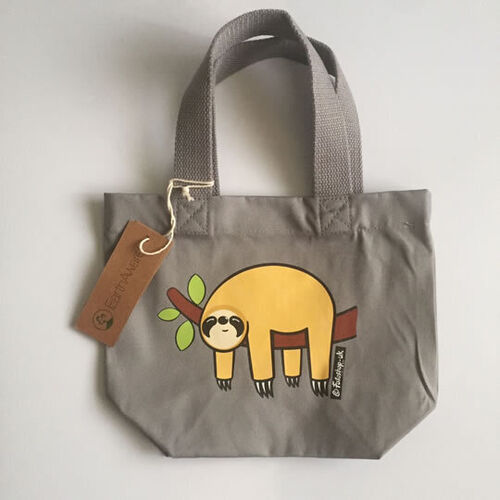 'Orange Sloth' Mini Tote