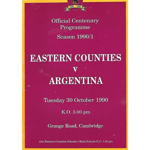 Argentina Rugby Union Programmes