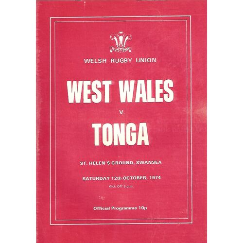 Tonga Rugby Union Programmes