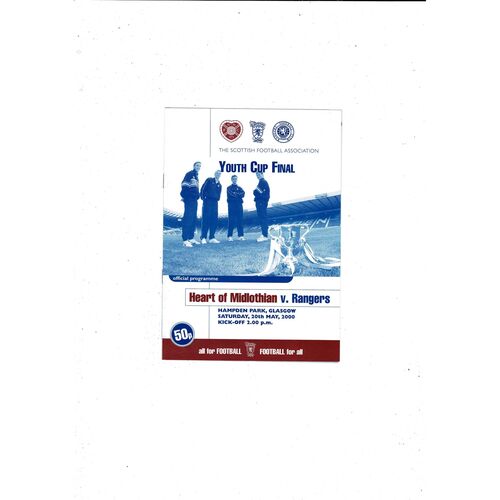 Scottish Youth Cup Final Football Programmes