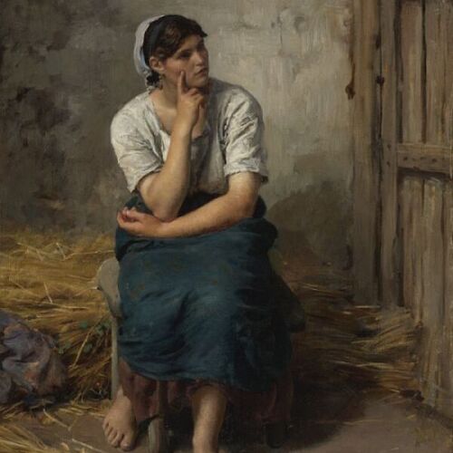 Peasant Girl Resting