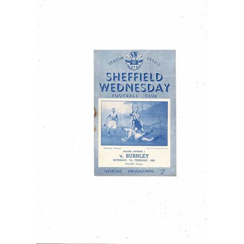 Burnley Away Football Programmes