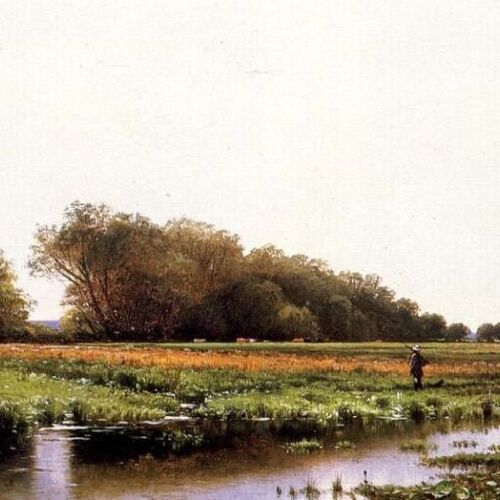 Hunter in the Meadows of Old Newburyport, Massachusetts