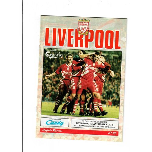 Liverpool Home Football Programmes