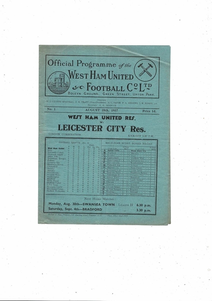 More Football Programmes listed today