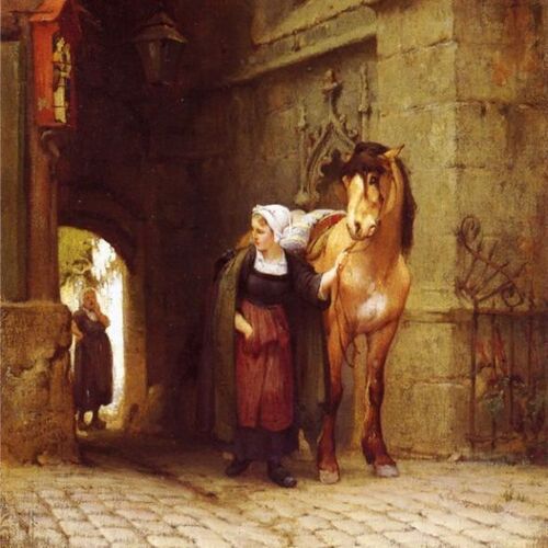 Leading the Horse from Stable