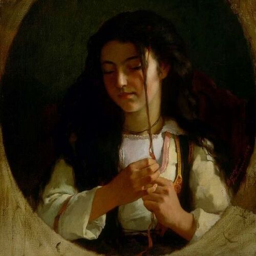 Study of a Young Girl, Pont Aven