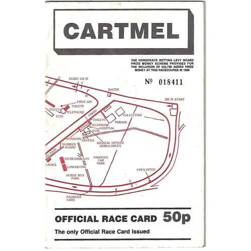 Cartmel Horse Racing Racecards/Programmes