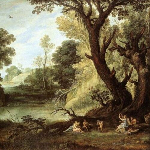 Landscape with Nymphs and Satyrs