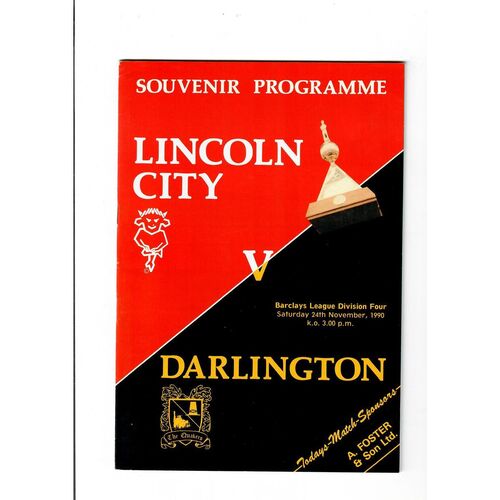 Darlington Away Football Programmes